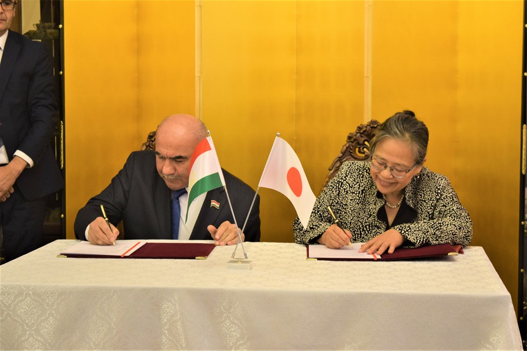 Japan and Tajikistan sign two grant agreements worth $228,000