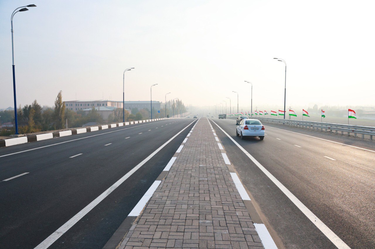 Tajikistan's president opens repaired road sections and new flight maintenance complex at KIA
