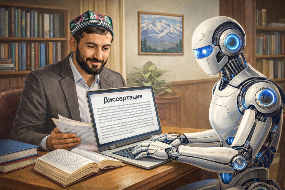 Use of artificial intelligence identified in academic works in Tajikistan