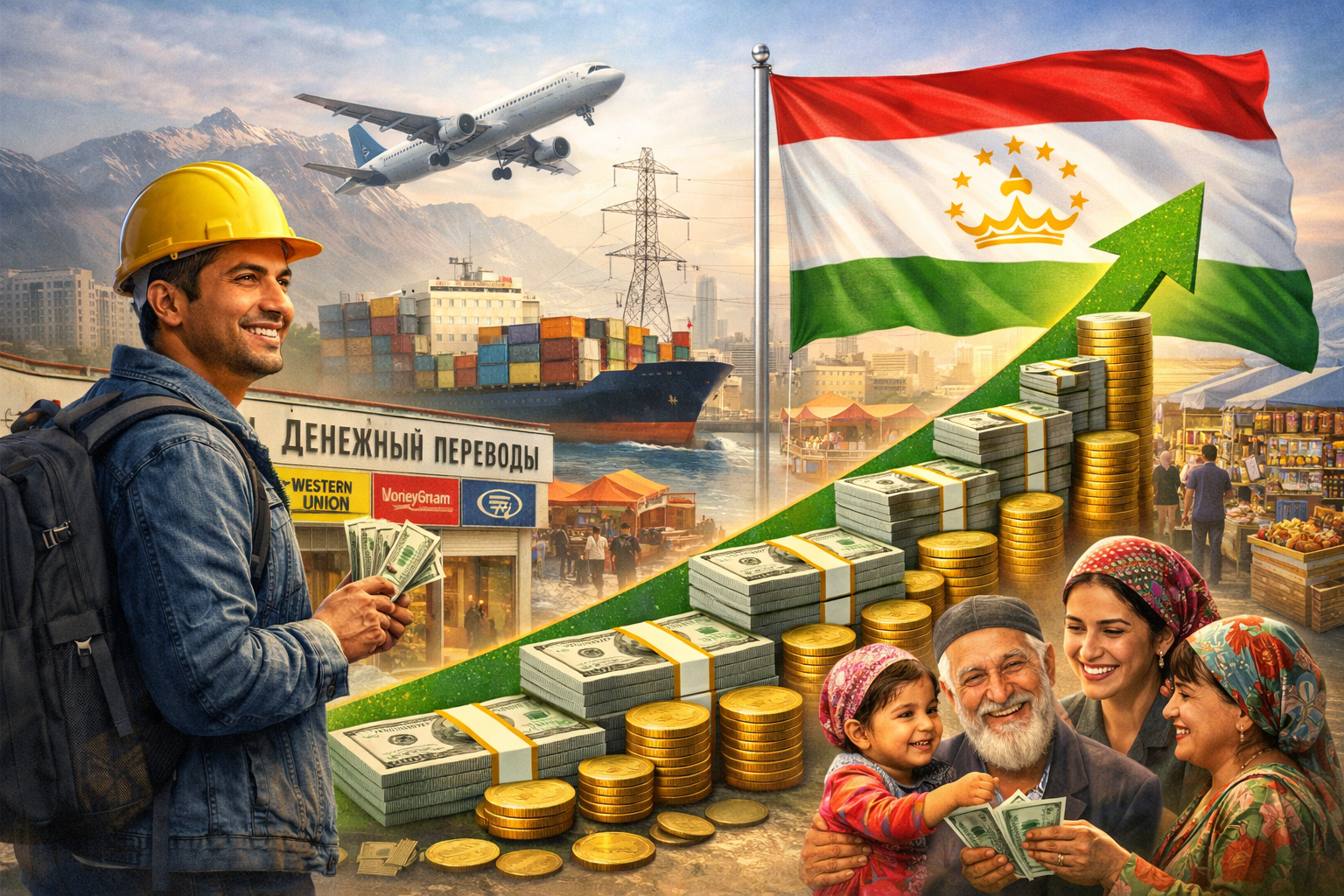 EDB reports sharp increase in remittances to Tajikistan