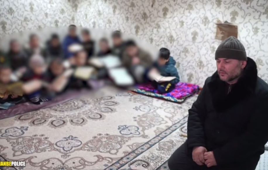 Man detained in Dushanbe on suspicion of illegal religious teaching and child abuse