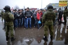 Драка таджикских таксистов возле московского рынка «Садовод» произошла из-за места парковки