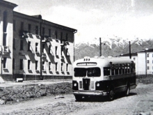 Душанбе: история в фотографиях - Душанбинский автобус