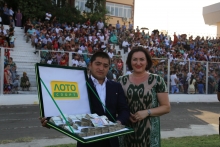 Компания «ЛОТО СПОРТ» вручила 150 000 сомони жителю Исфары