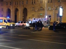 «Мерседес» с правительственными номерами насмерть сбил полицейского на Новом Арбате