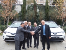 JICA передает автомобили для усиления управления водоснабжением в Хатлоне