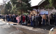 Навбатпоии мардум дар интихоботи президенти Русия