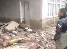 В Канибадаме селевой поток разрушил кладбище и дома жителей