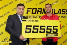 «Formula 55» поощрила Чемпиона Кубка Таджикистана-2020