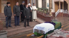 Маросими видоъ бо Ҳунарманди халқии Тоҷикистон Ҳабибулло Абдураззоқов