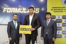 «Formula 55» наградила дзюдоиста Темура Рахимова в рамках своего проекта «Точикистон ба Пеш!»