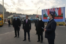Подарок Душанбе. Китай презентовал Рустаму Эмомали сотни единиц коммунальной техники