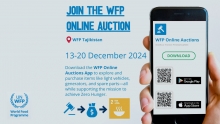The United Nations World Food Programme in Tajikistan invites you to participate in an Online Auction