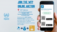 The UN World Food Programme in Tajikistan invites to an online auction